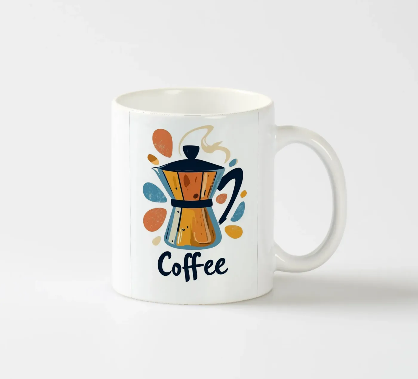 Coffee ceramic mug by Art Typo Essentiel