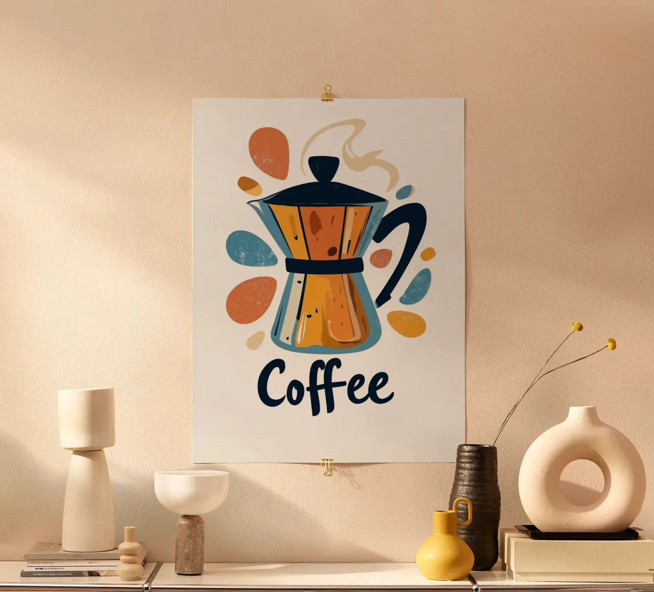 Coffee poster van Art Typo Essentiel