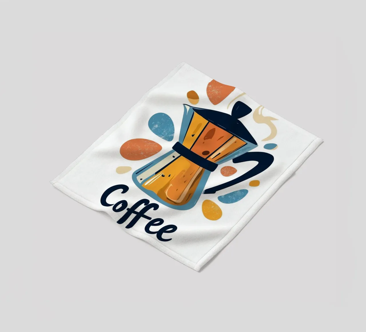 Coffee fleecedeken van Art Typo Essentiel