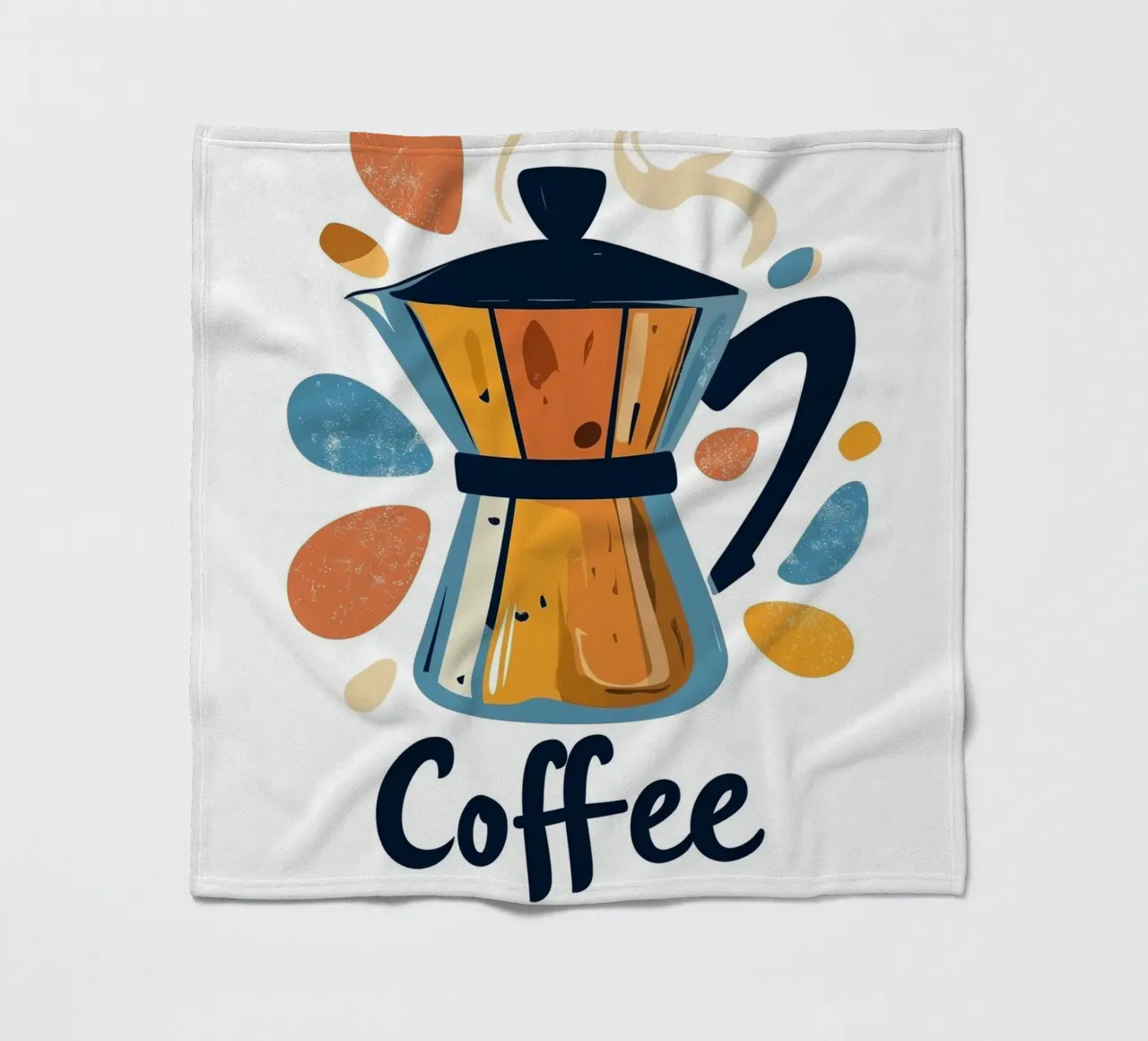 Coffee fleecedeken van Art Typo Essentiel