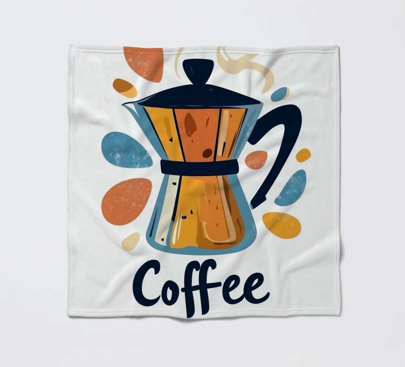 Coffee fleecedeken van Art Typo Essentiel