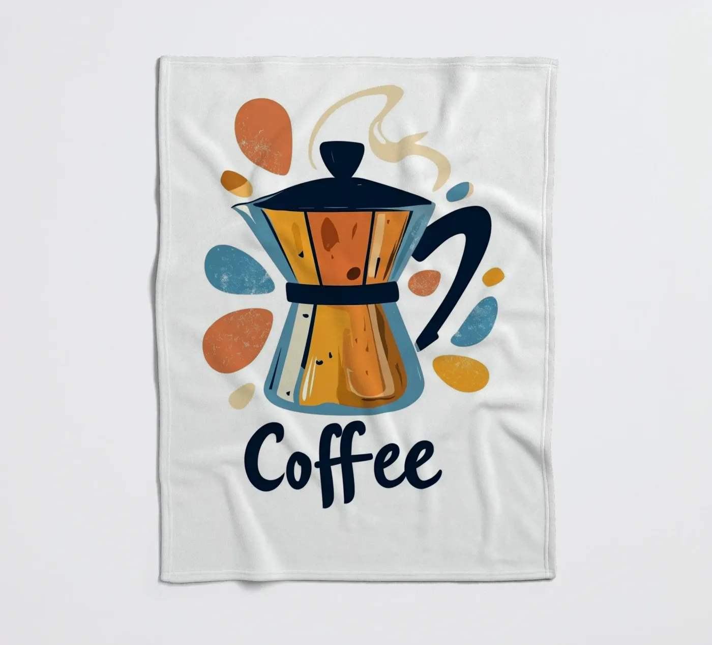 Coffee fleecedeken van Art Typo Essentiel