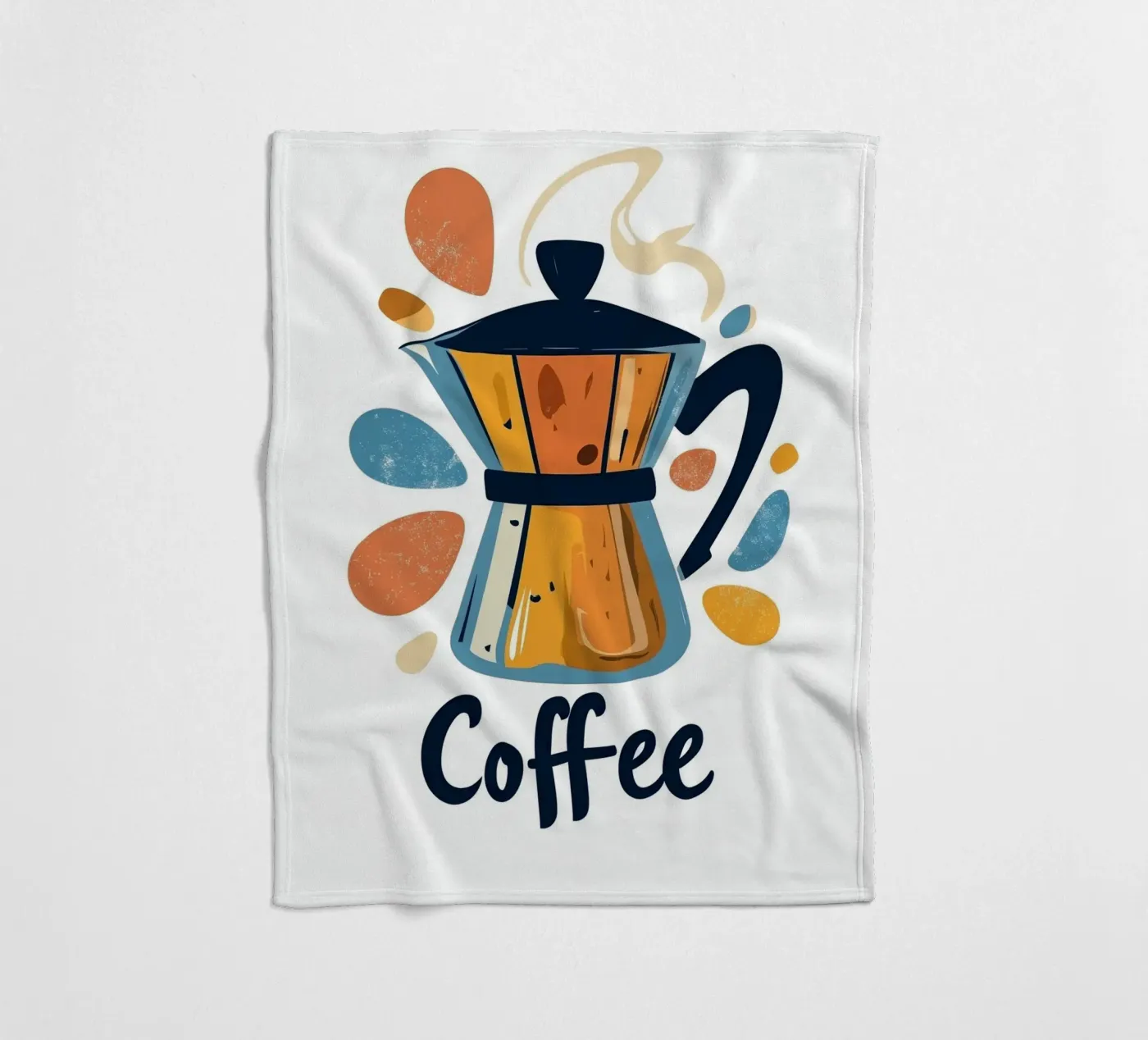 Coffee fleecedeken van Art Typo Essentiel