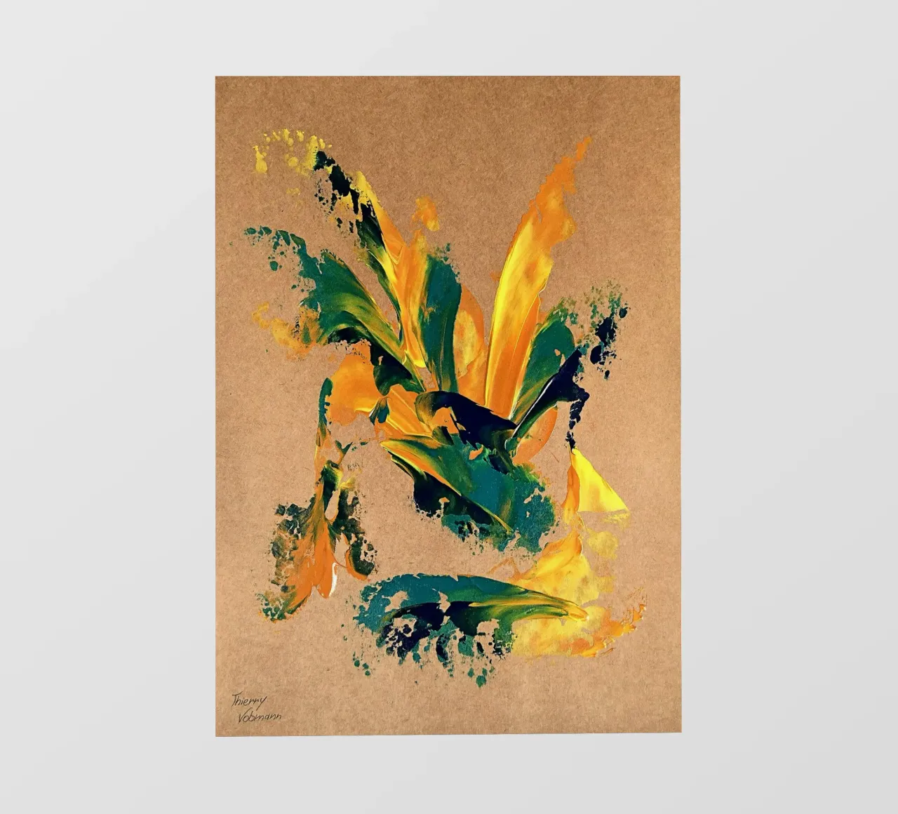 NATURAL STYLE 16 pellicola backlit da Thierry Vobmann Abstract painting