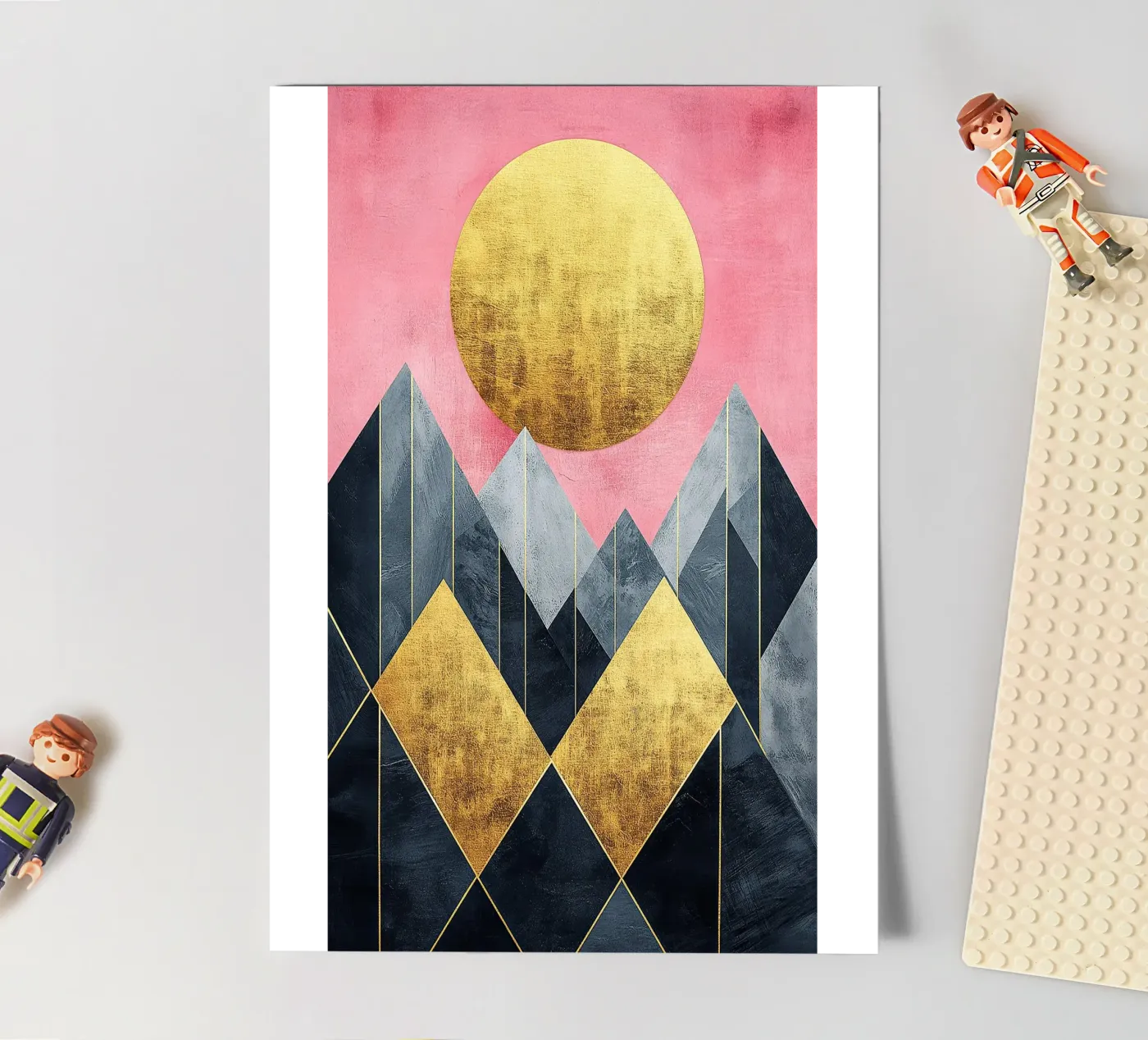 Shining Mountain Path sticker sheet by Niklas