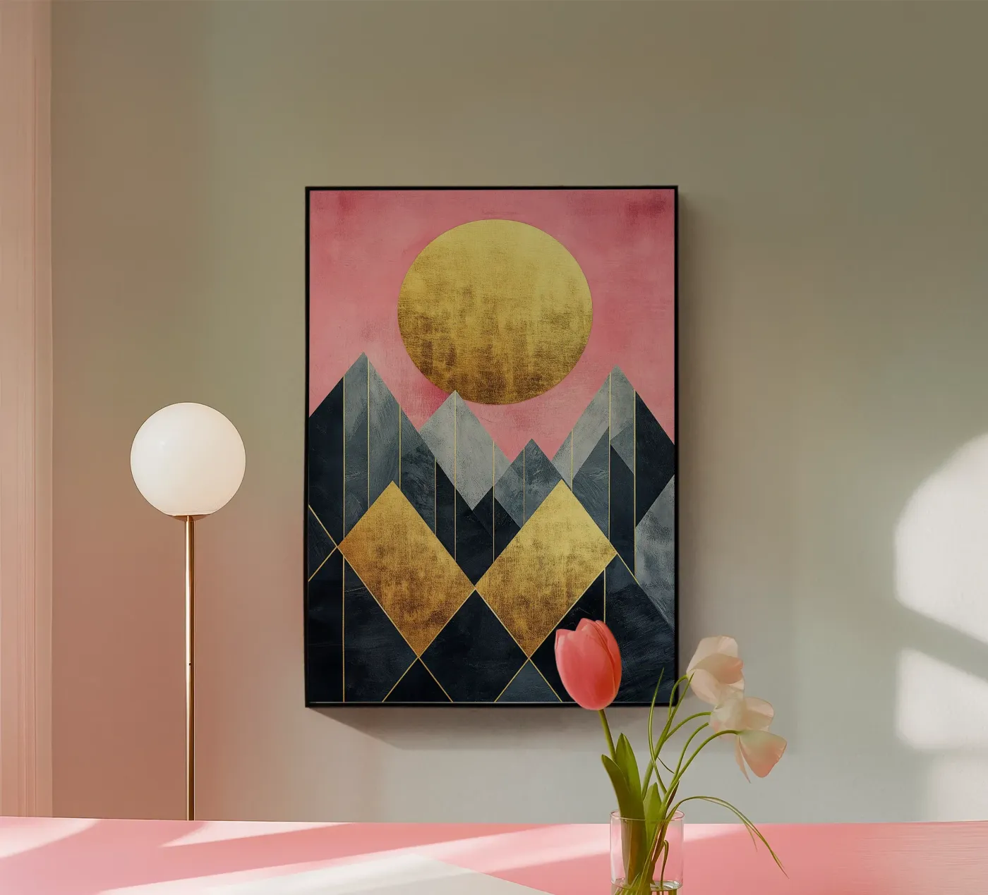 Shining Mountain Path Acryl-Glas von Niklas