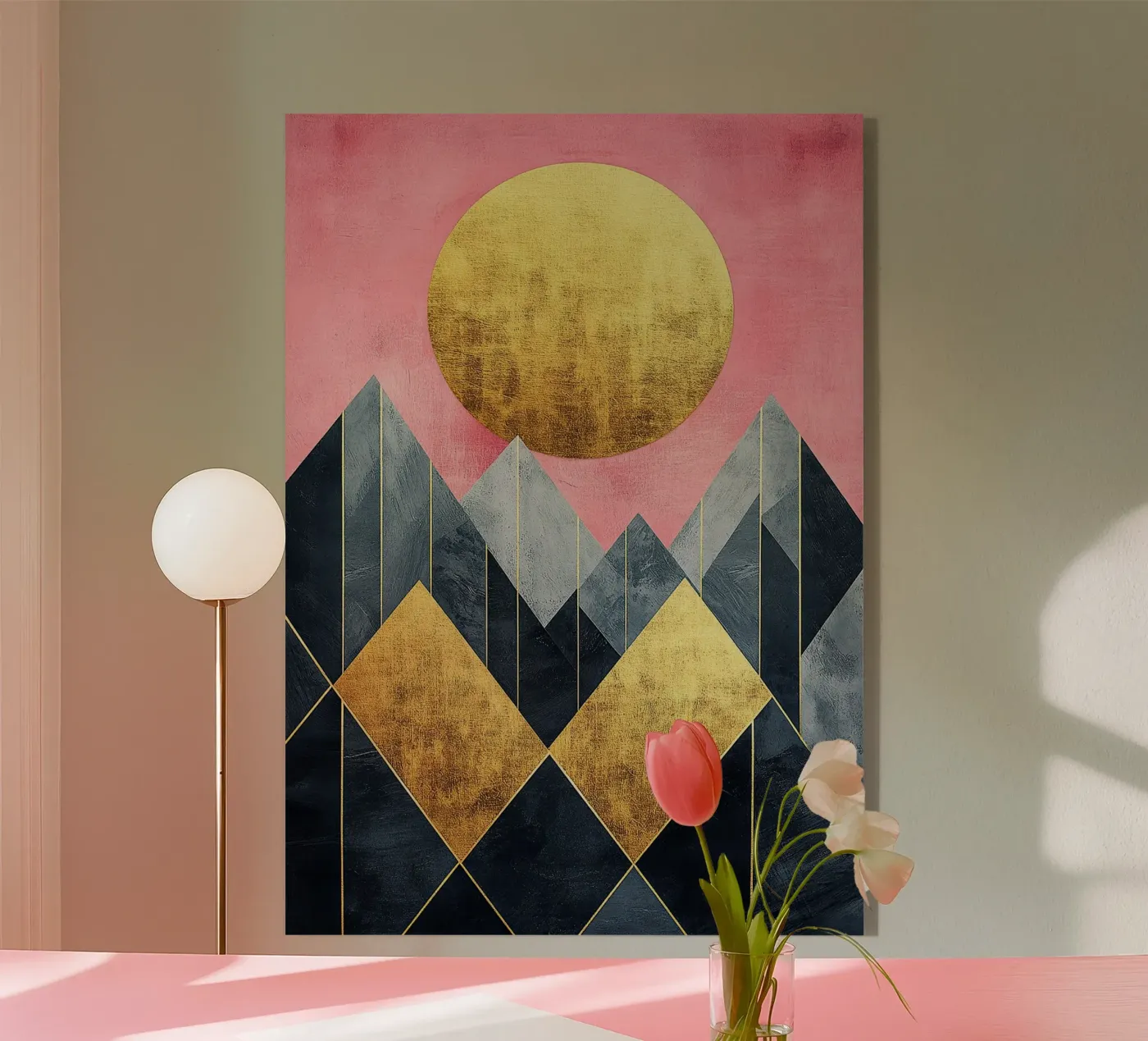 Shining Mountain Path Acryl-Glas von Niklas