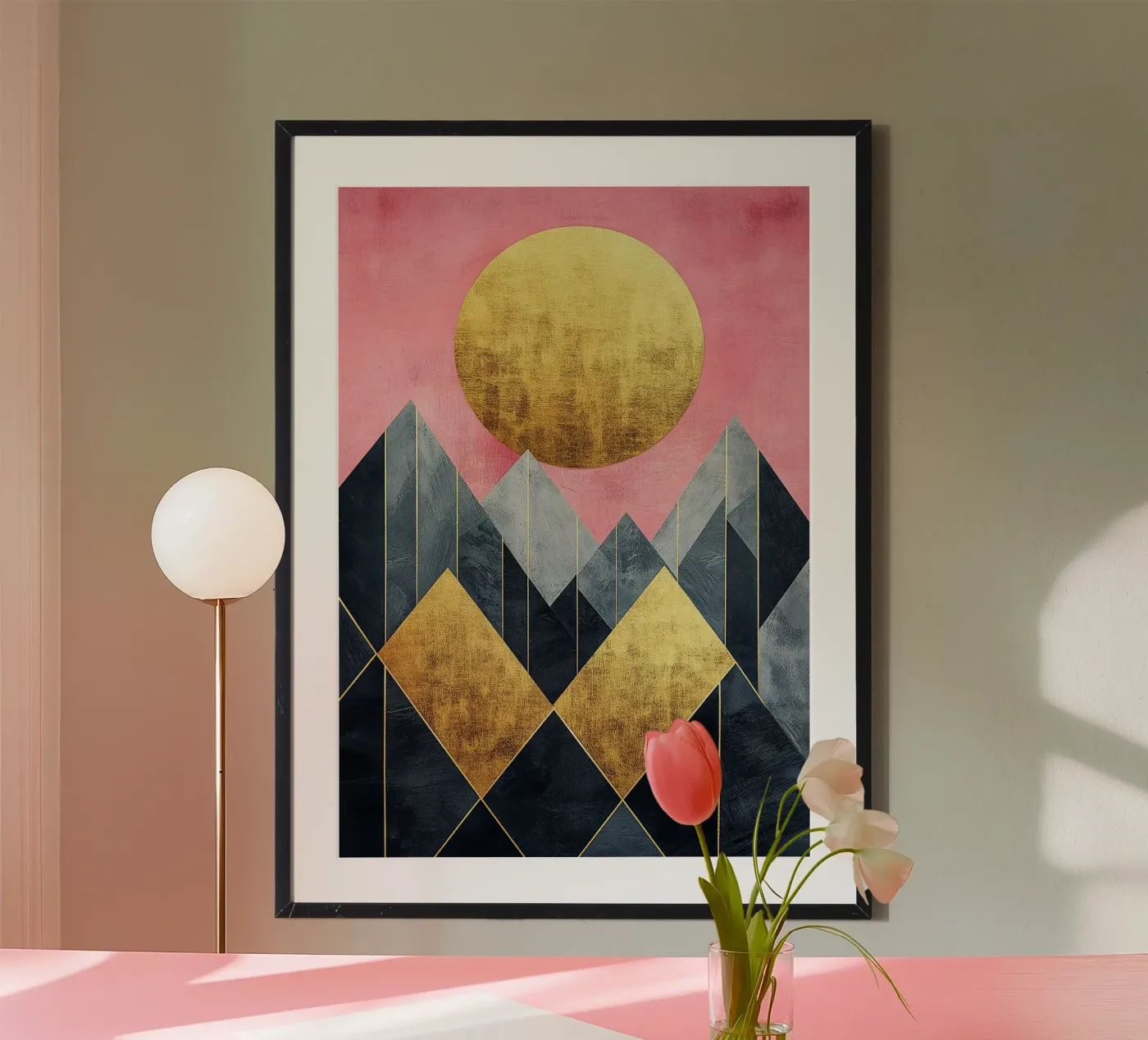Shining Mountain Path poster van Niklas