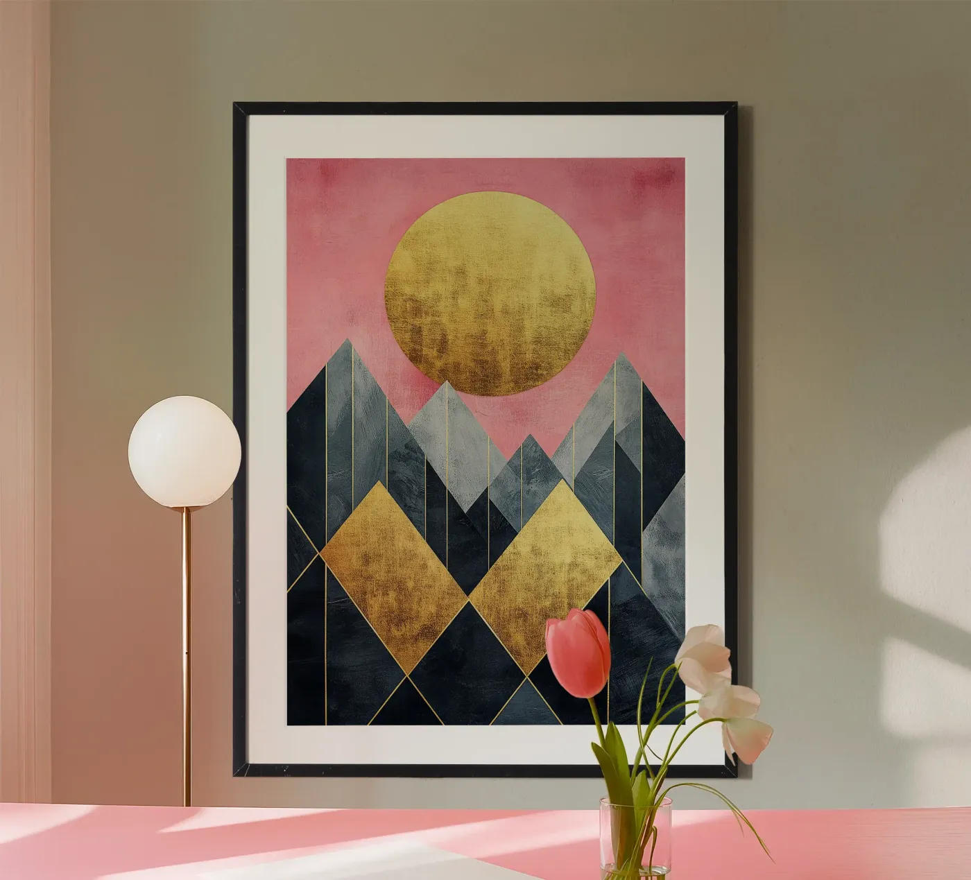 Shining Mountain Path poster de Niklas