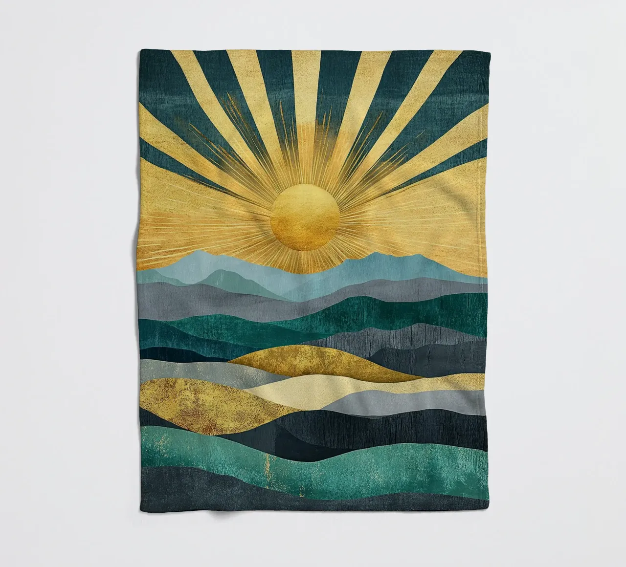 Sunlit Heights coperta in pile da Niklas