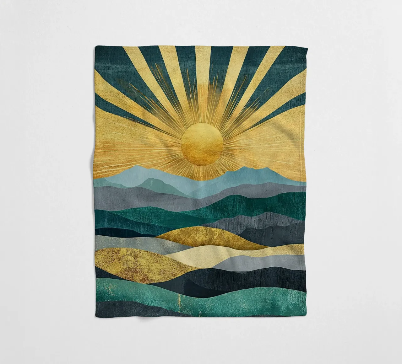 Sunlit Heights coperta in pile da Niklas