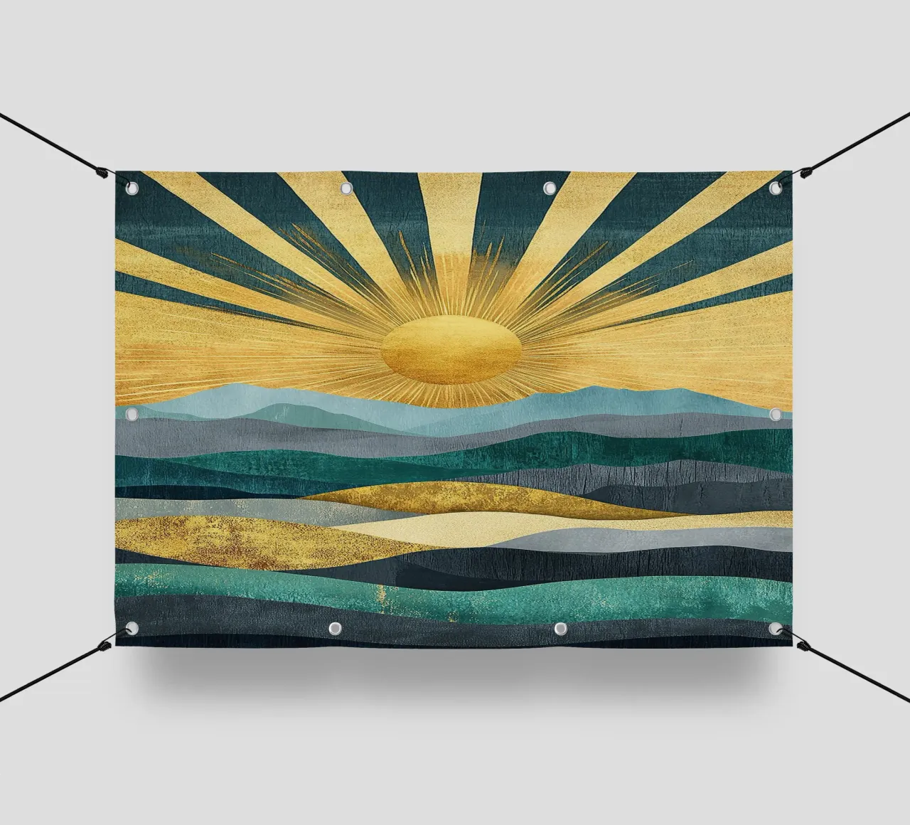 Sunlit Heights telo in pvc da Niklas