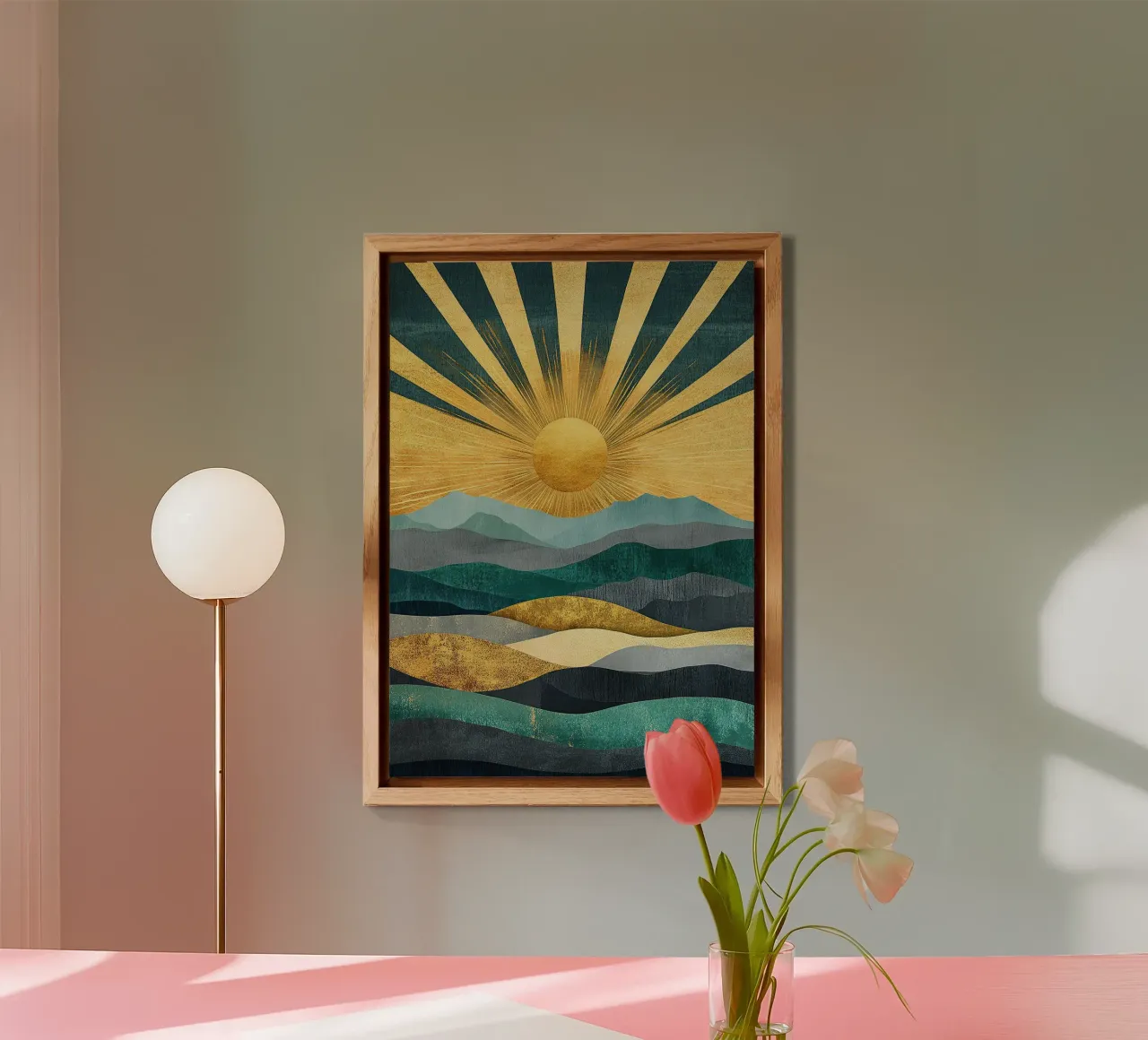 Sunlit Heights alluminio dibond da Niklas