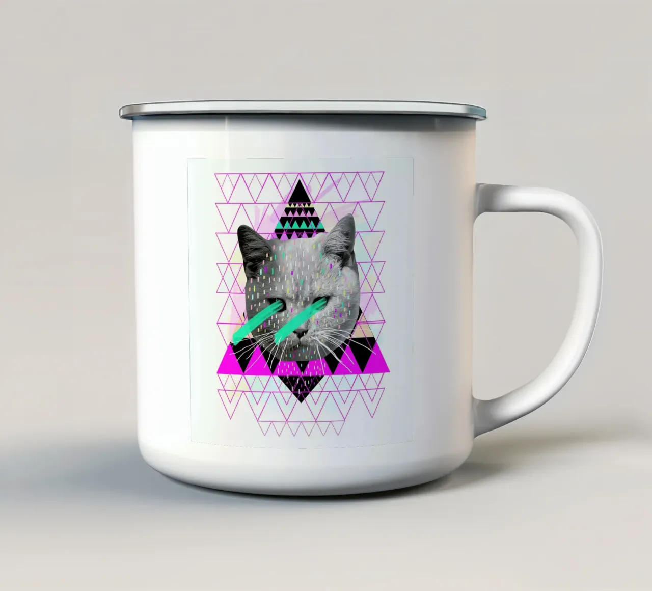 Pastel tazza in smalto da Kris Tate