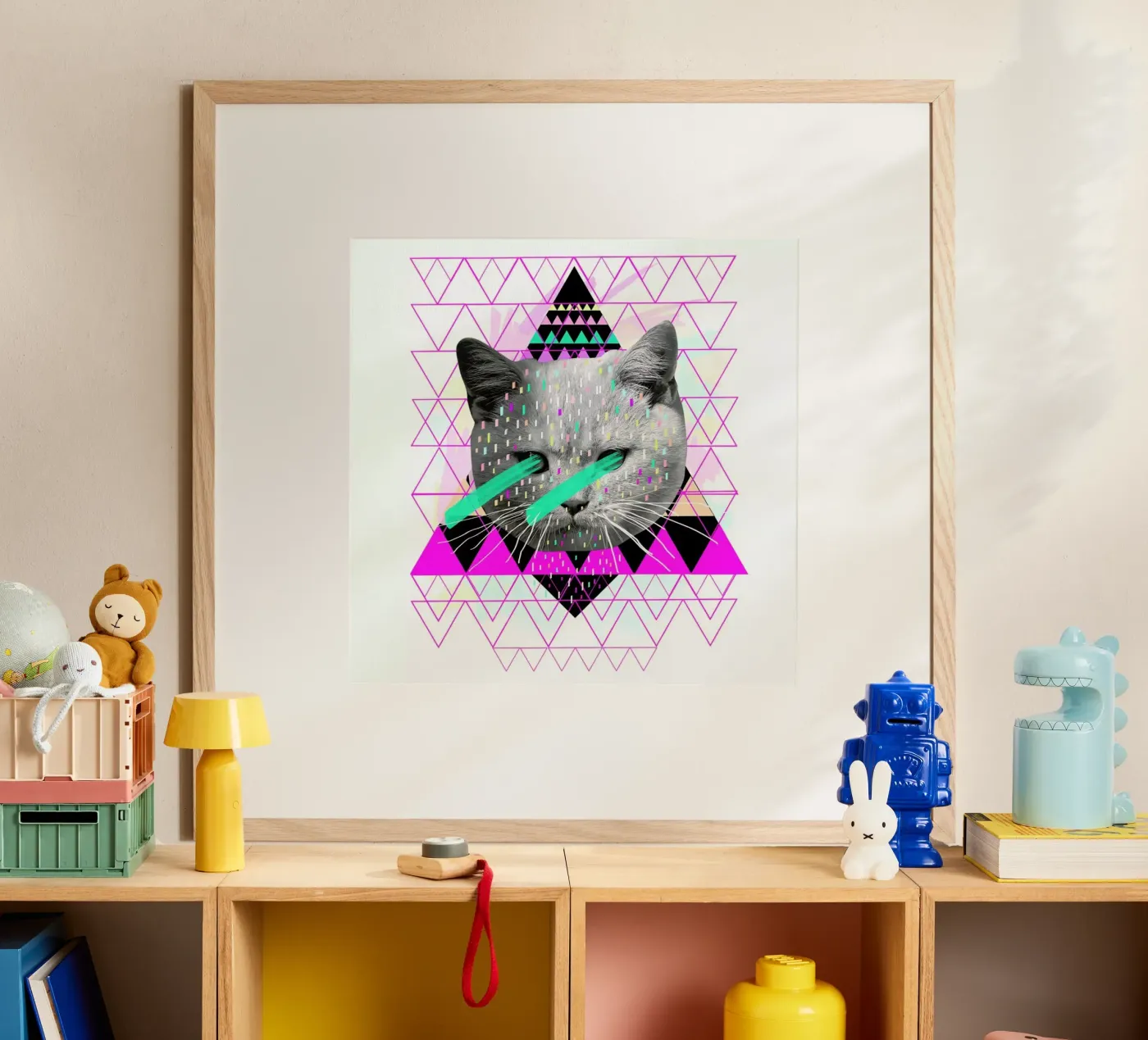 Pastel poster van Kris Tate