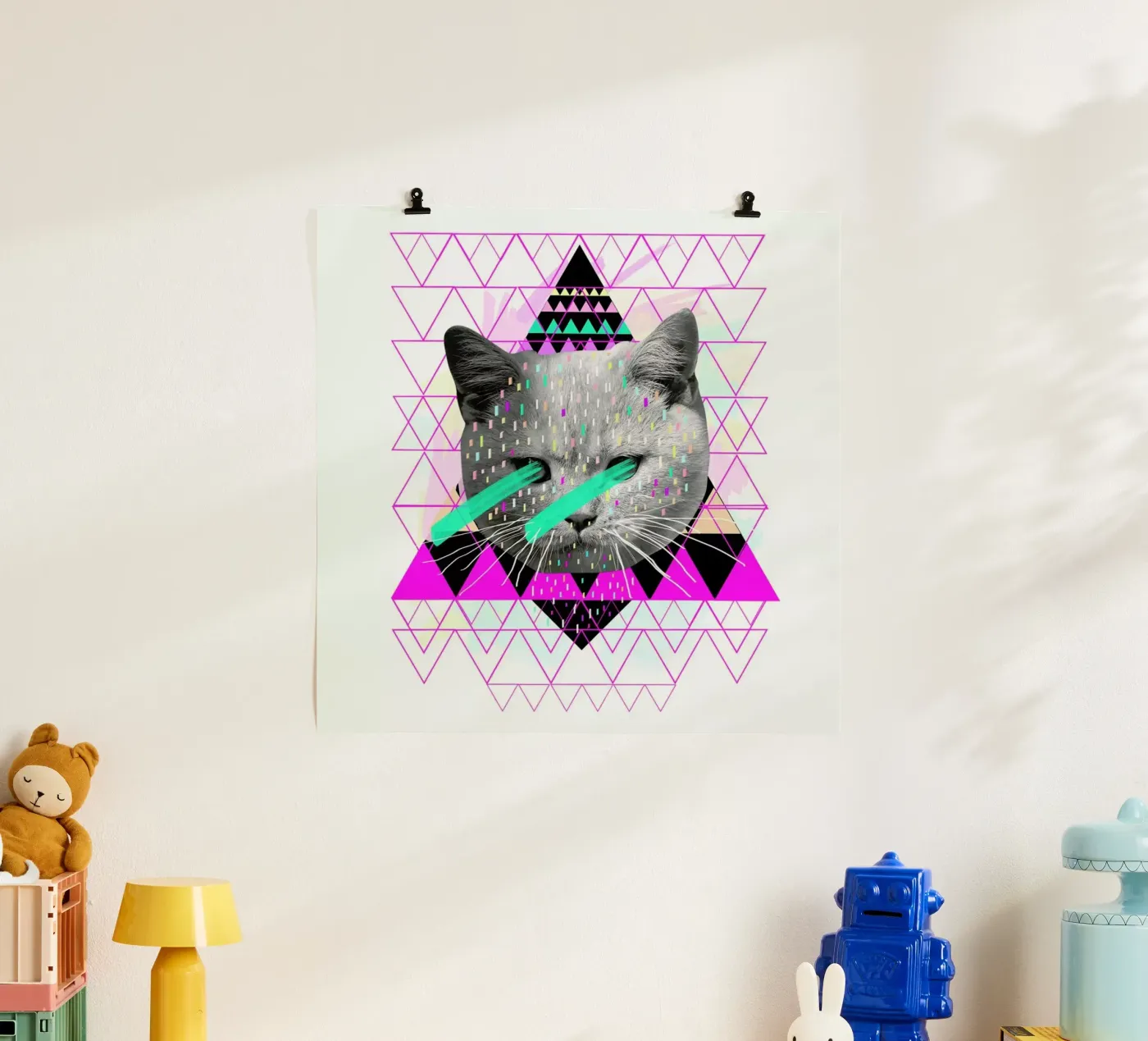 Pastel poster van Kris Tate