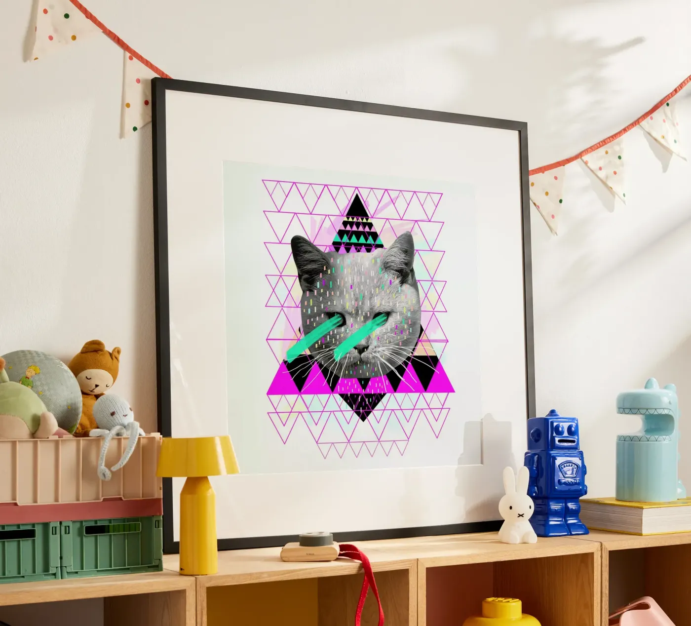 Pastel poster van Kris Tate