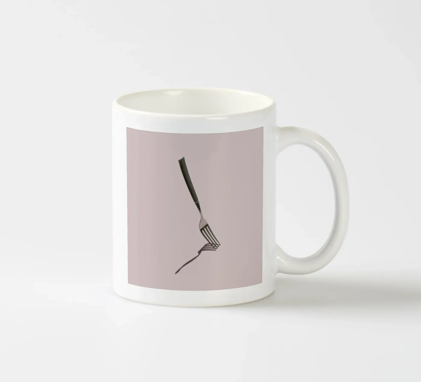 Fork tazza in ceramica da George Griefy