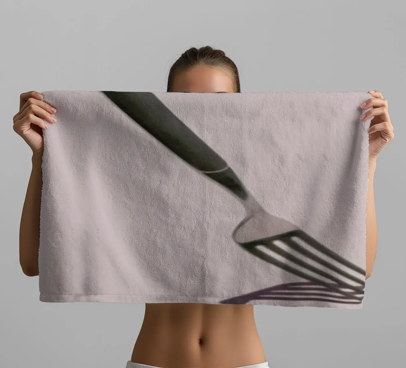 Fork asciugamano da bagno da George Griefy