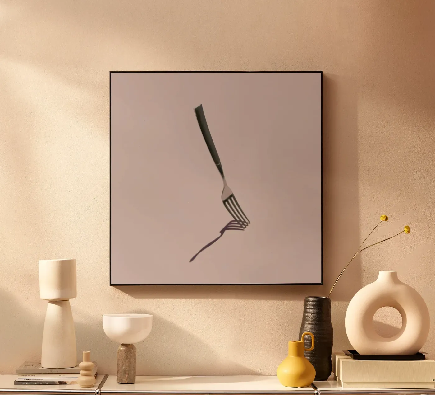 Fork acryl van George Griefy