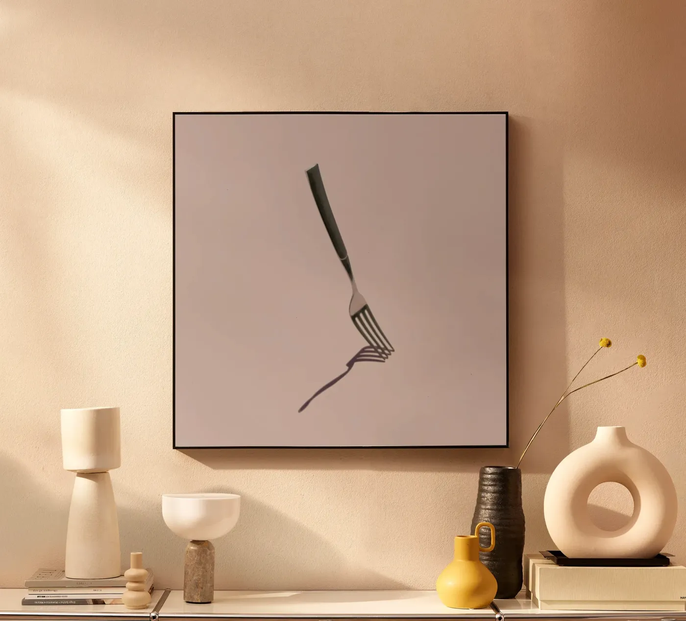 Fork acryl van George Griefy