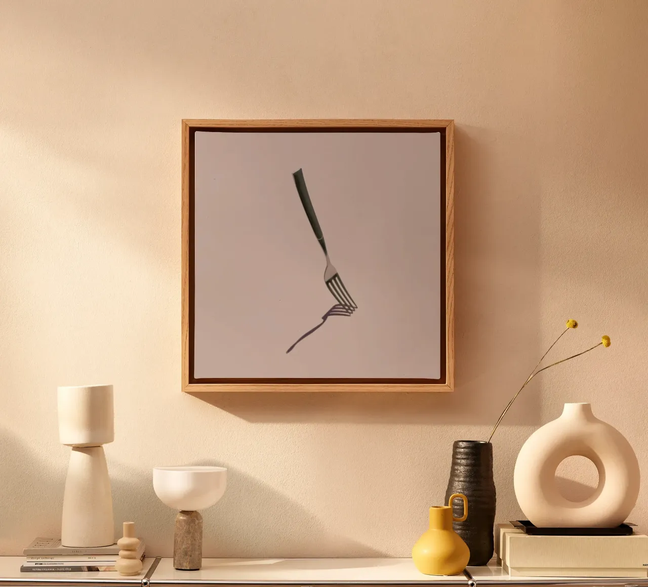 Fork canvas by George Griefy