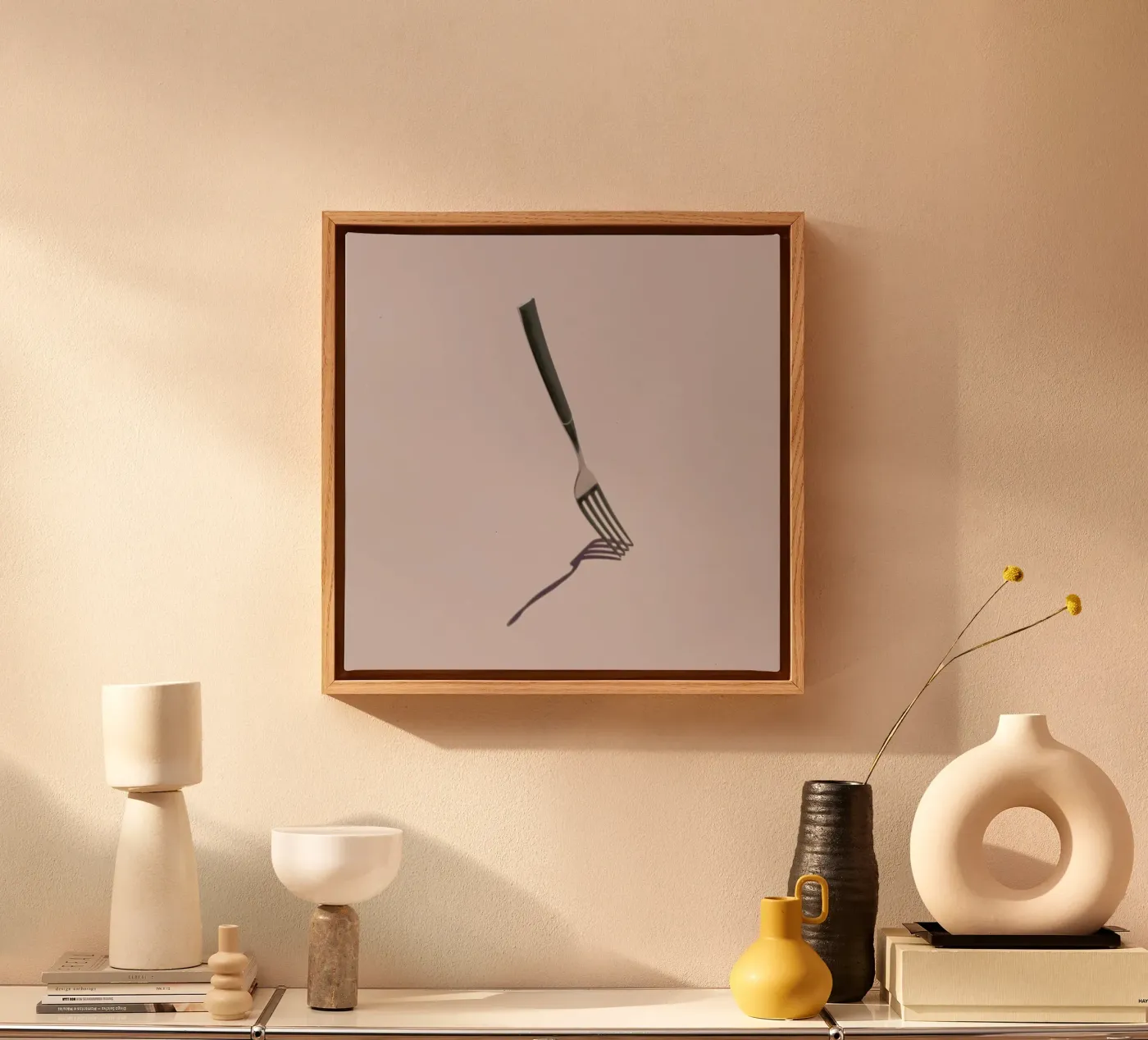 Fork canvas van George Griefy