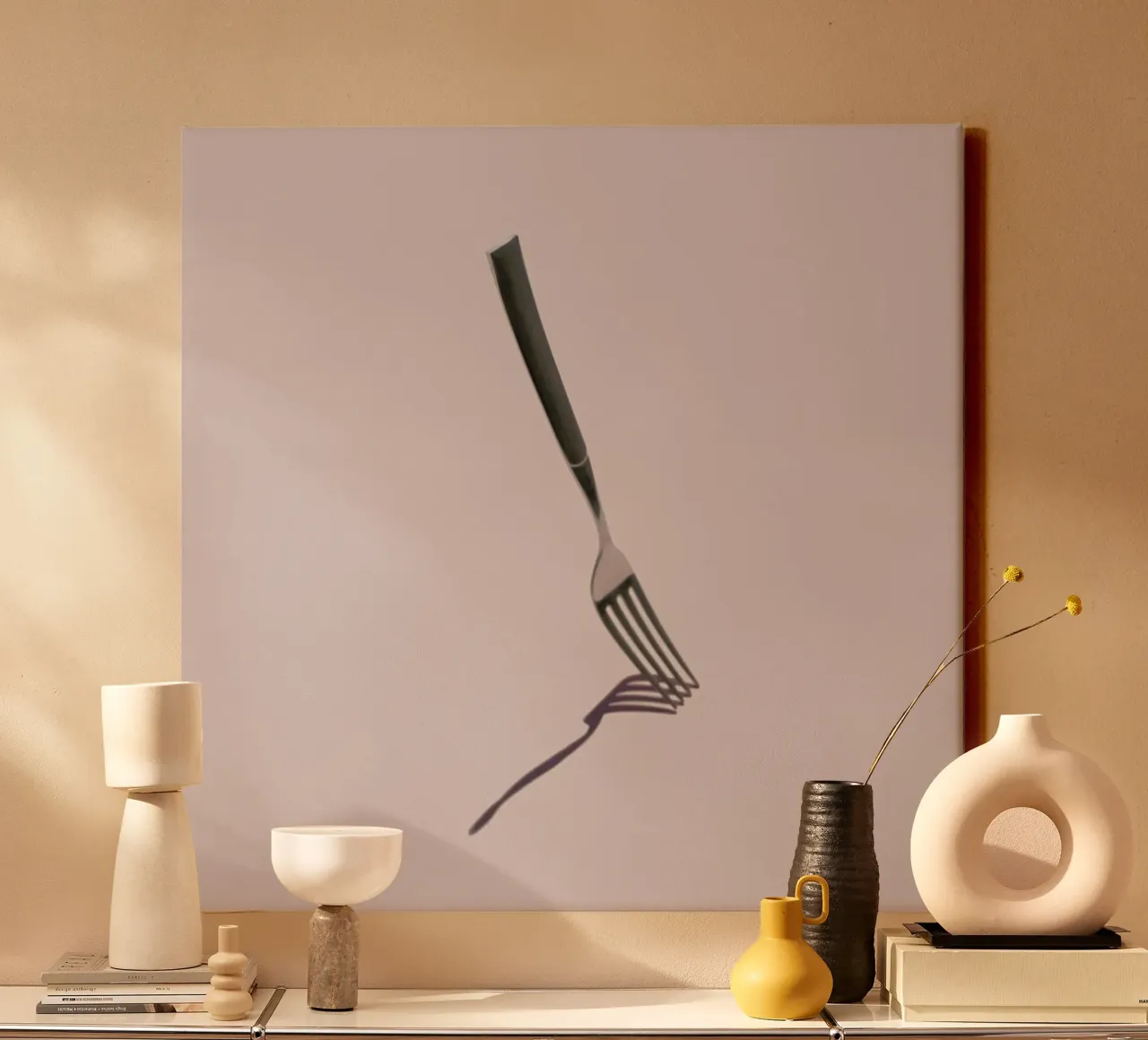 Fork canvas by George Griefy