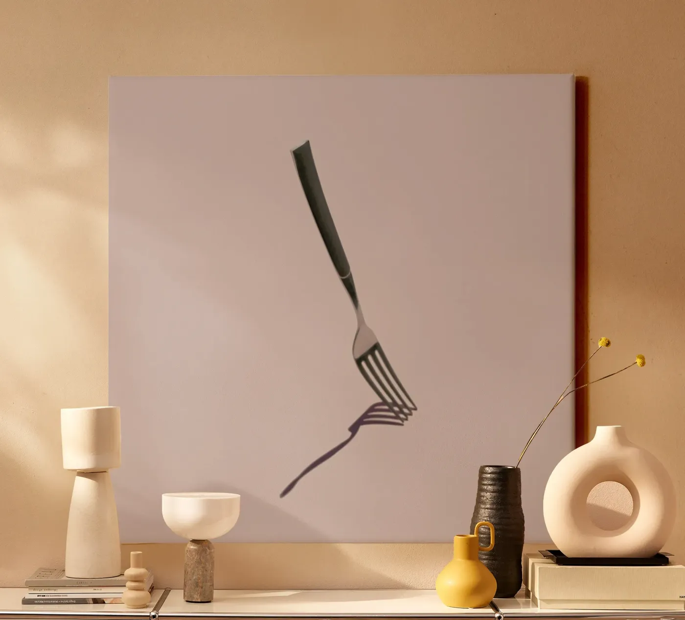 Fork canvas van George Griefy