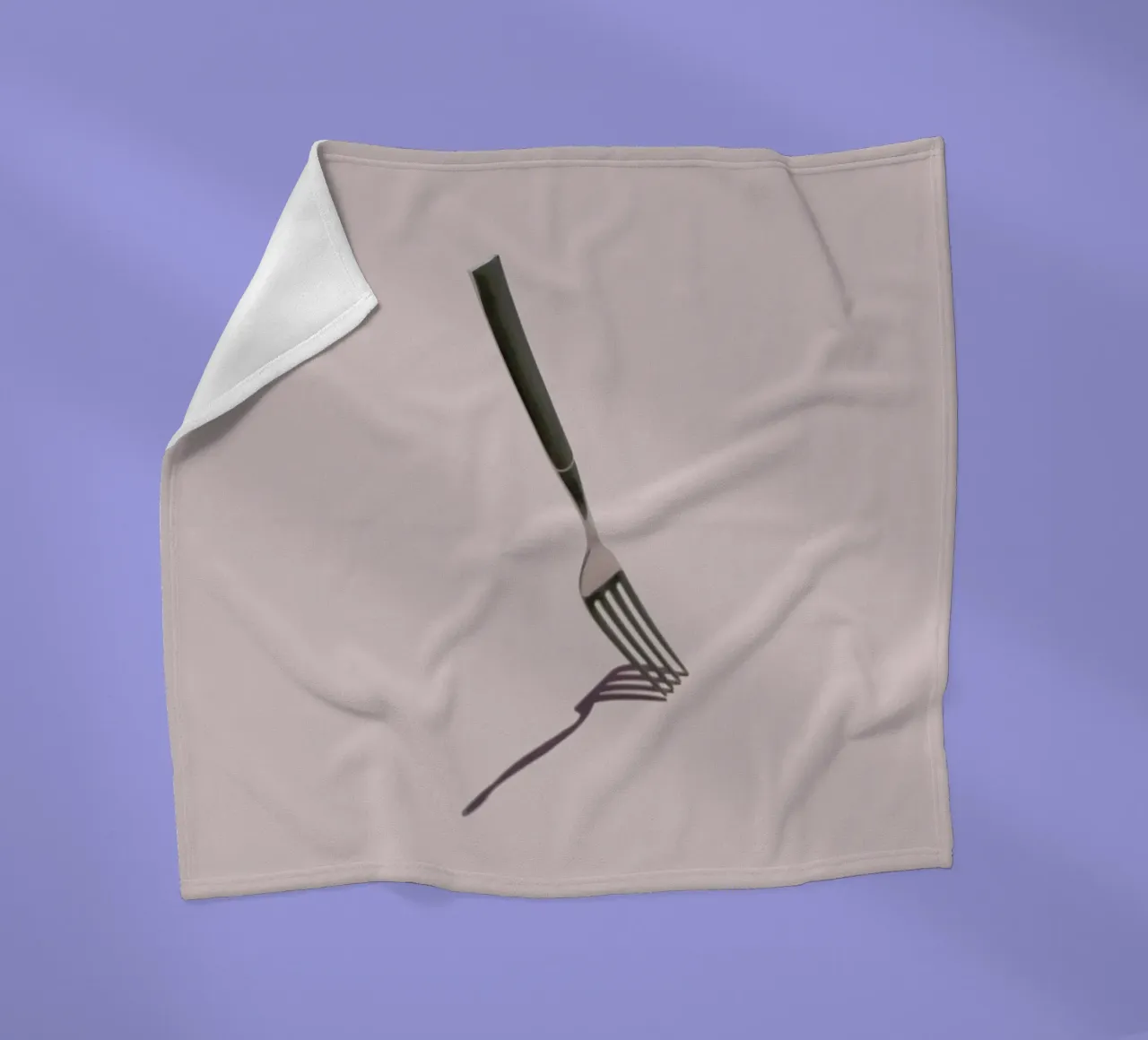 Fork Fleecedecke von George Griefy