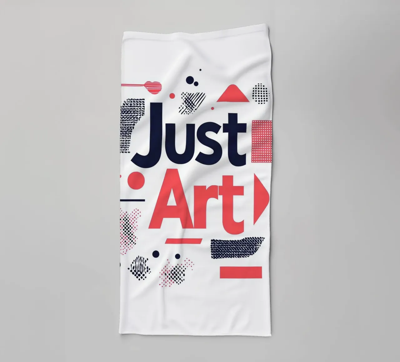 Just Art asciugamano da bagno da Art Typo Essentiel
