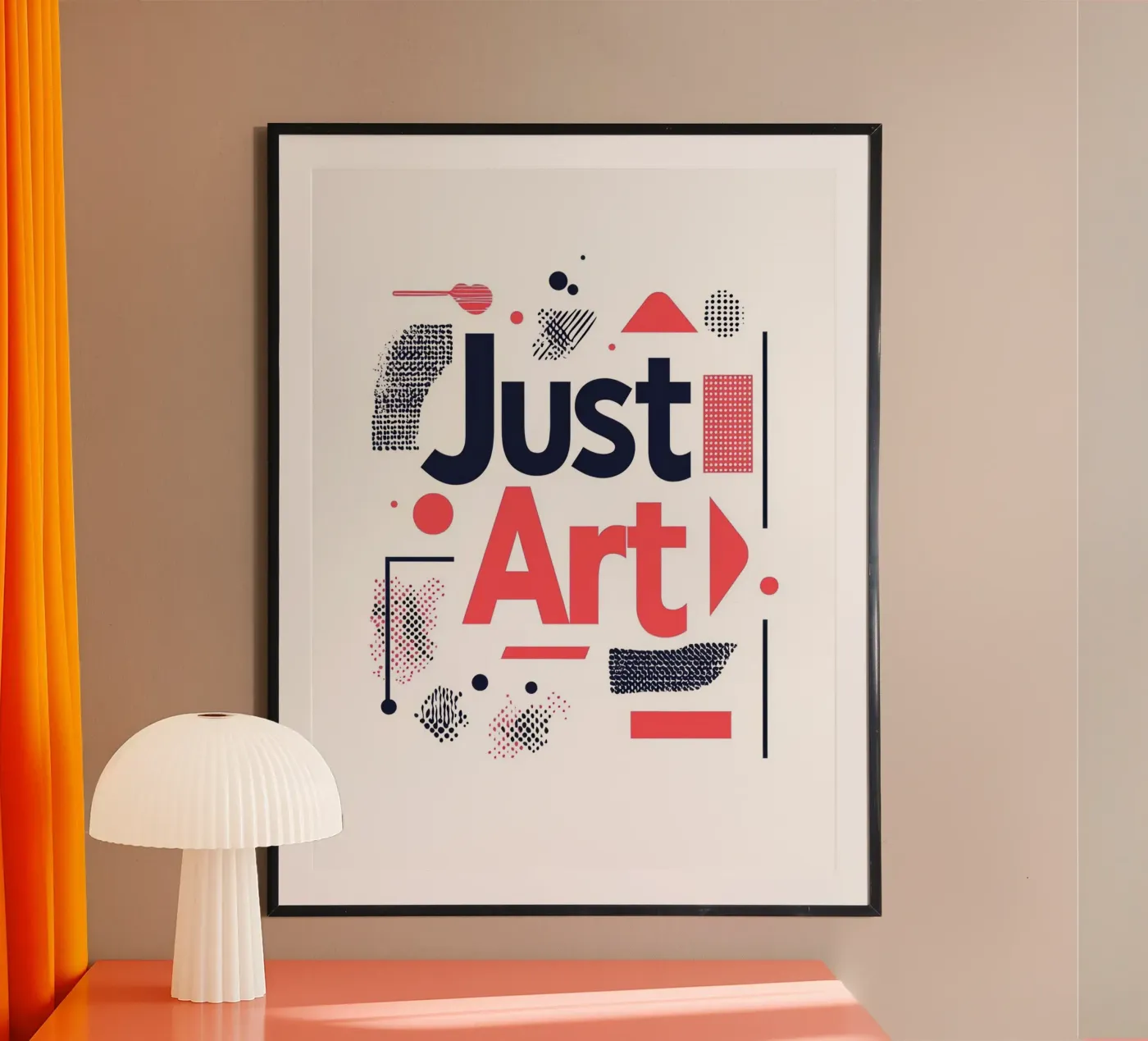 Just Art poster da Art Typo Essentiel