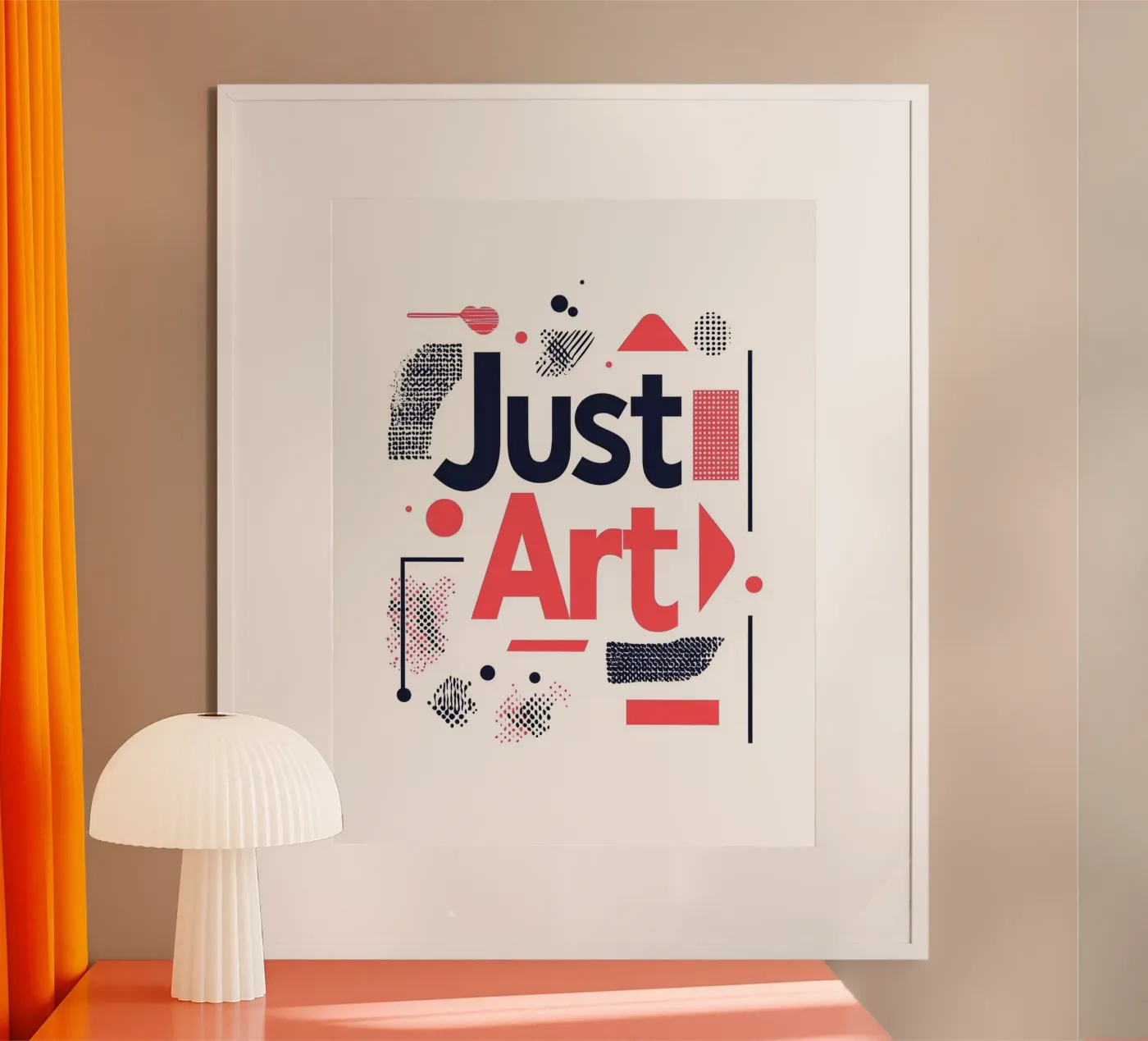 Just Art poster da Art Typo Essentiel