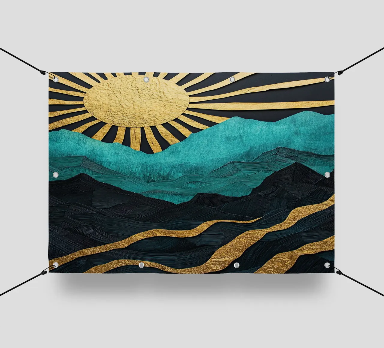 Sun’s Embrace on the Peaks telo in pvc da Niklas