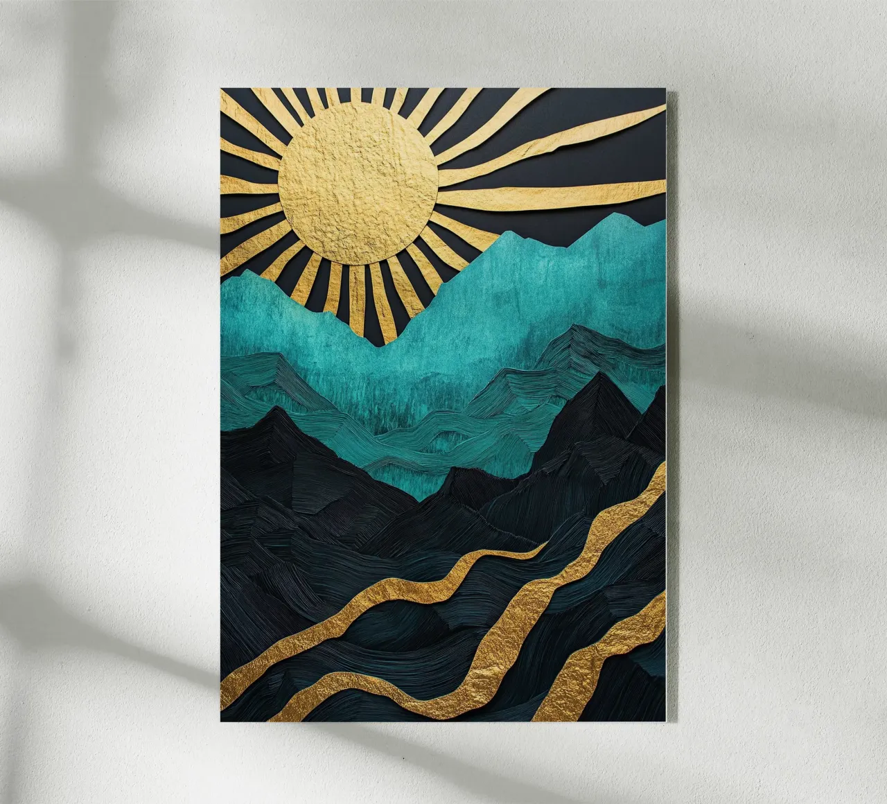 Sun’s Embrace on the Peaks plexiglass da Niklas