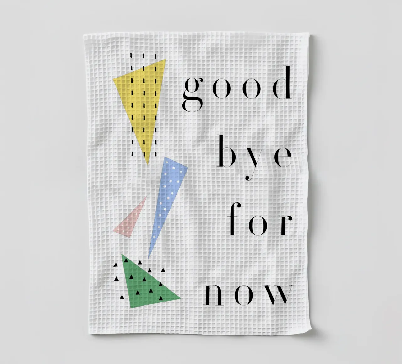 good bye for now canovaccio da cucina da natural neutral