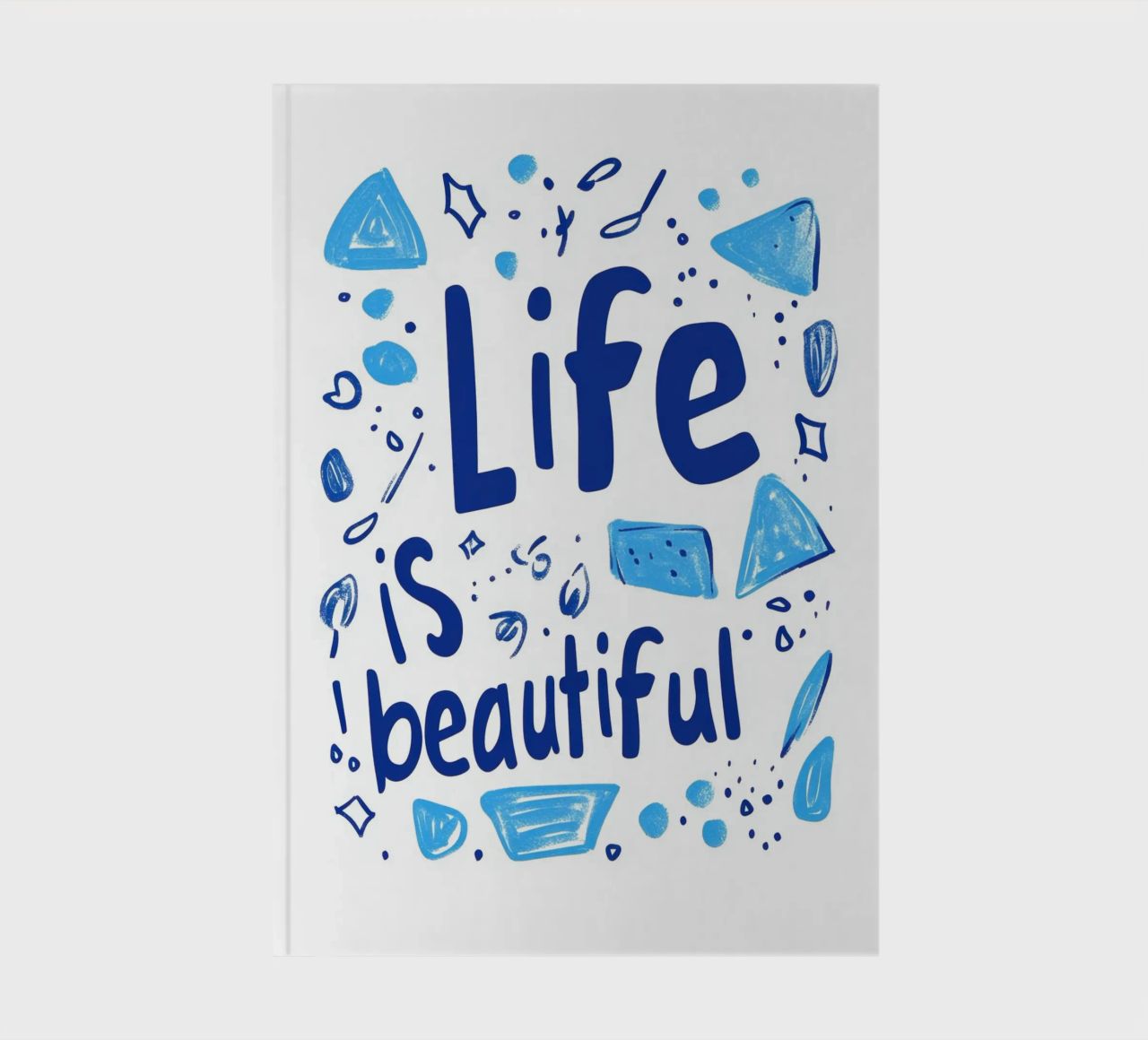 Life is beautiful notebook by Art Typo Essentiel