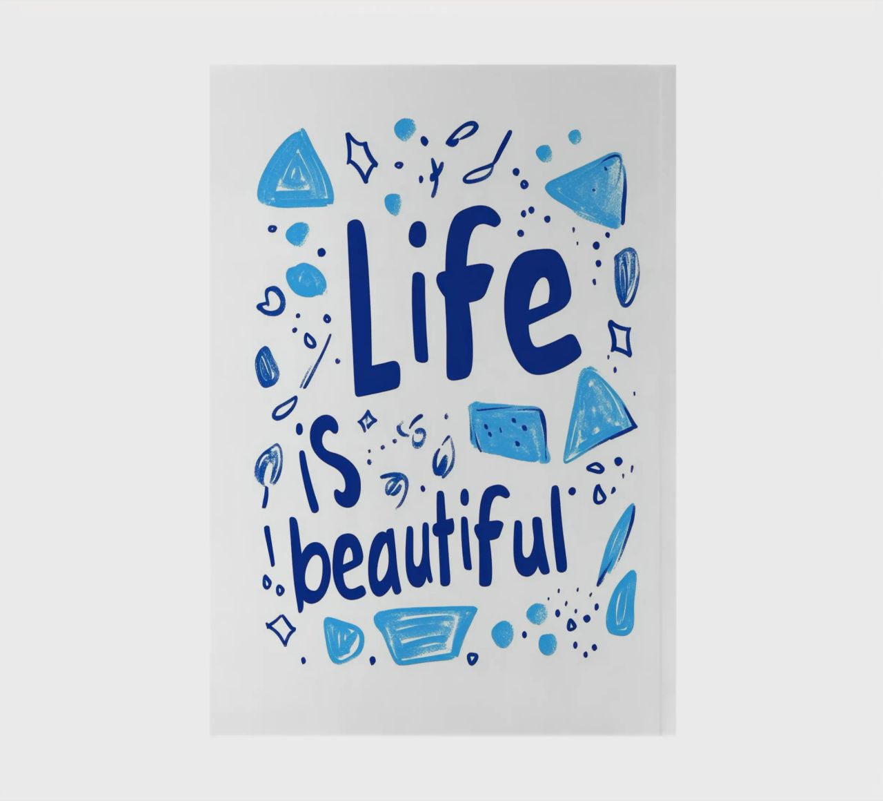Life is beautiful notebook by Art Typo Essentiel