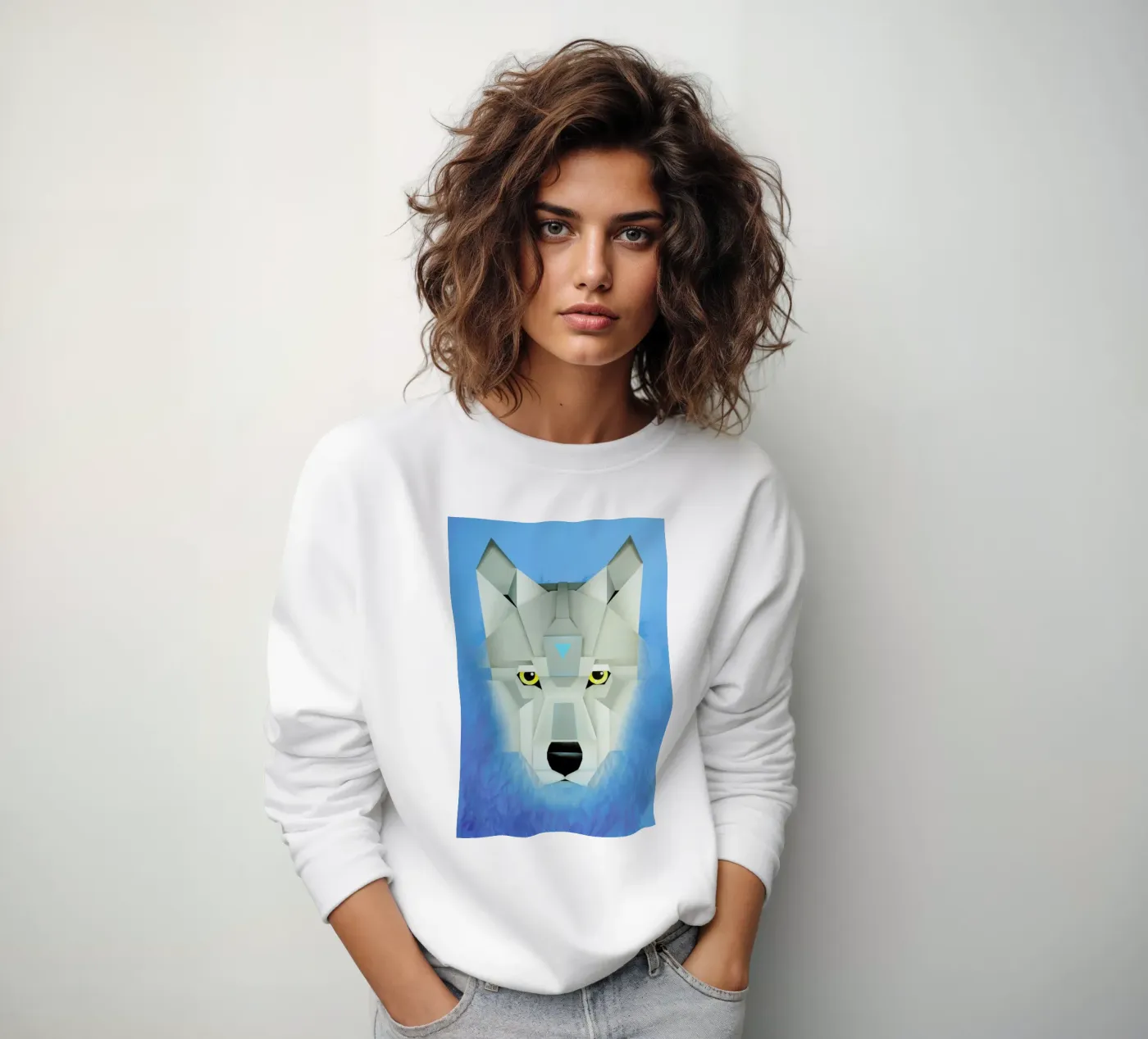 Wolf felpa da Maks.M