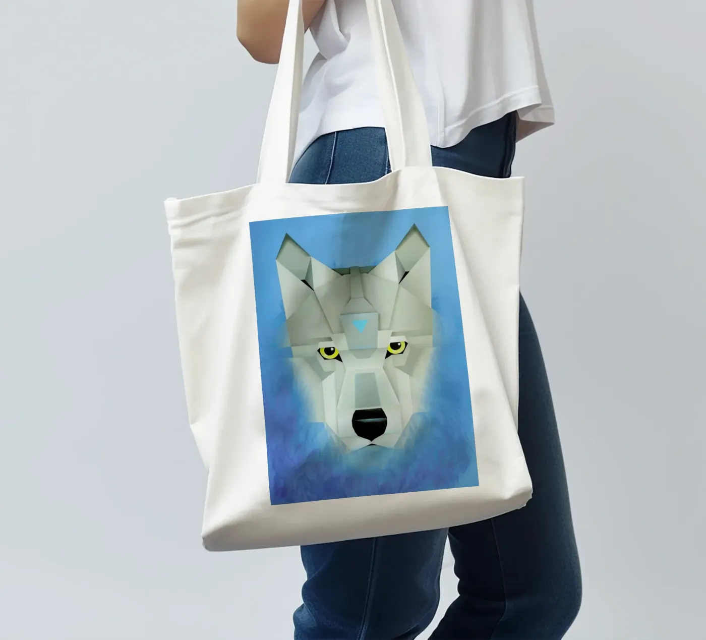 Wolf borsa in juta da Maks.M