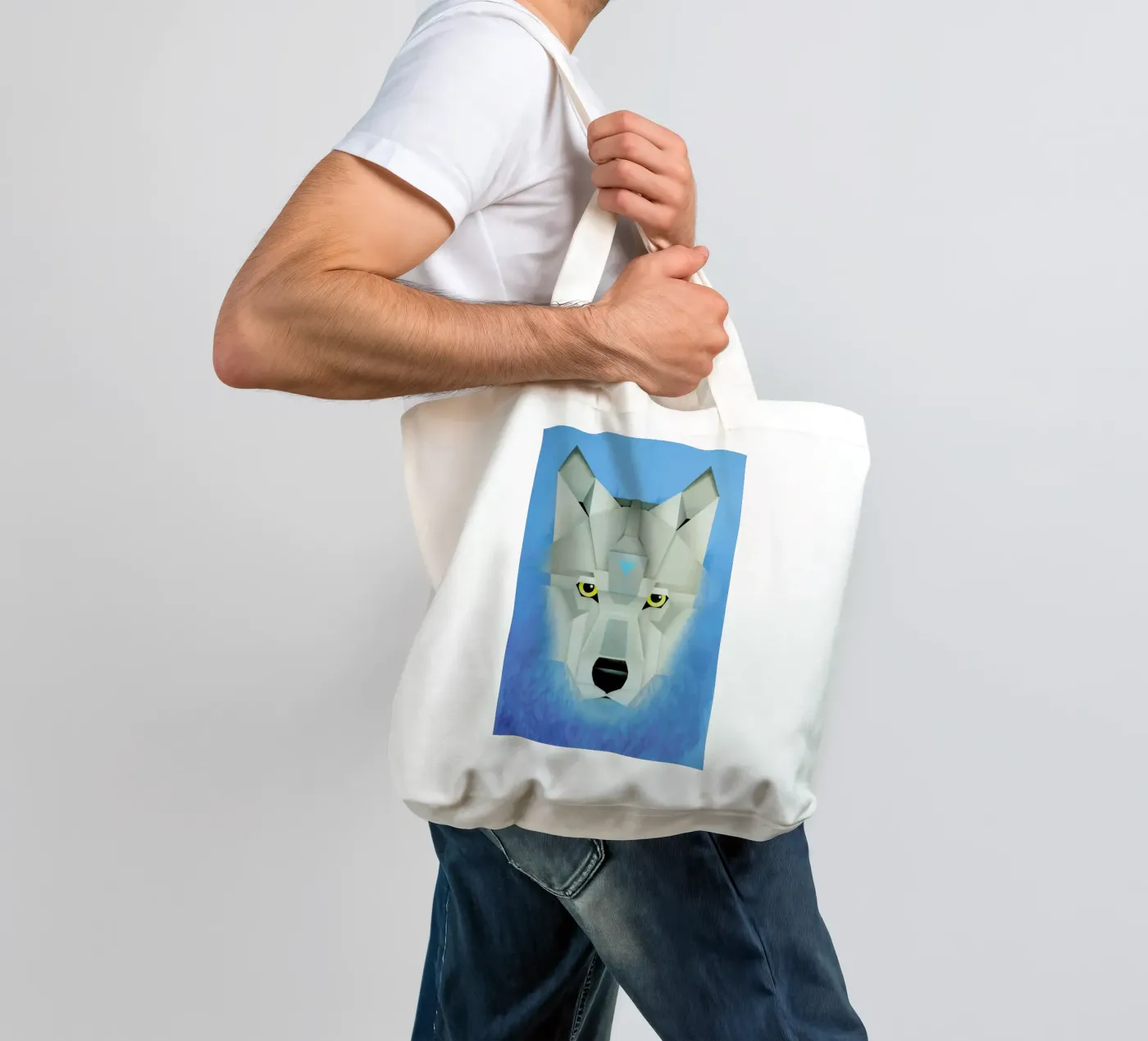 Wolf borsa in juta da Maks.M