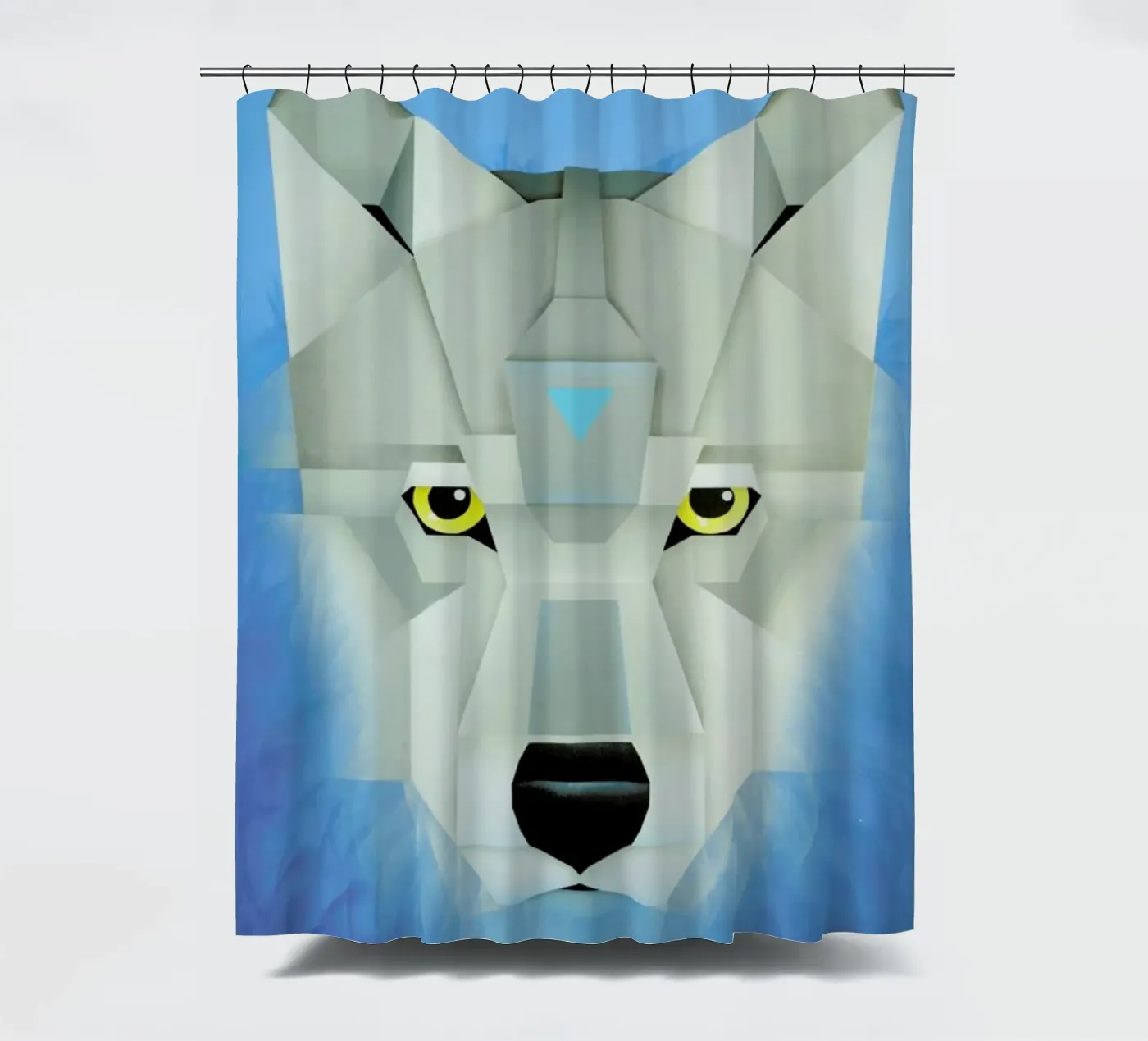 Wolf Duschvorhang von Maks.M