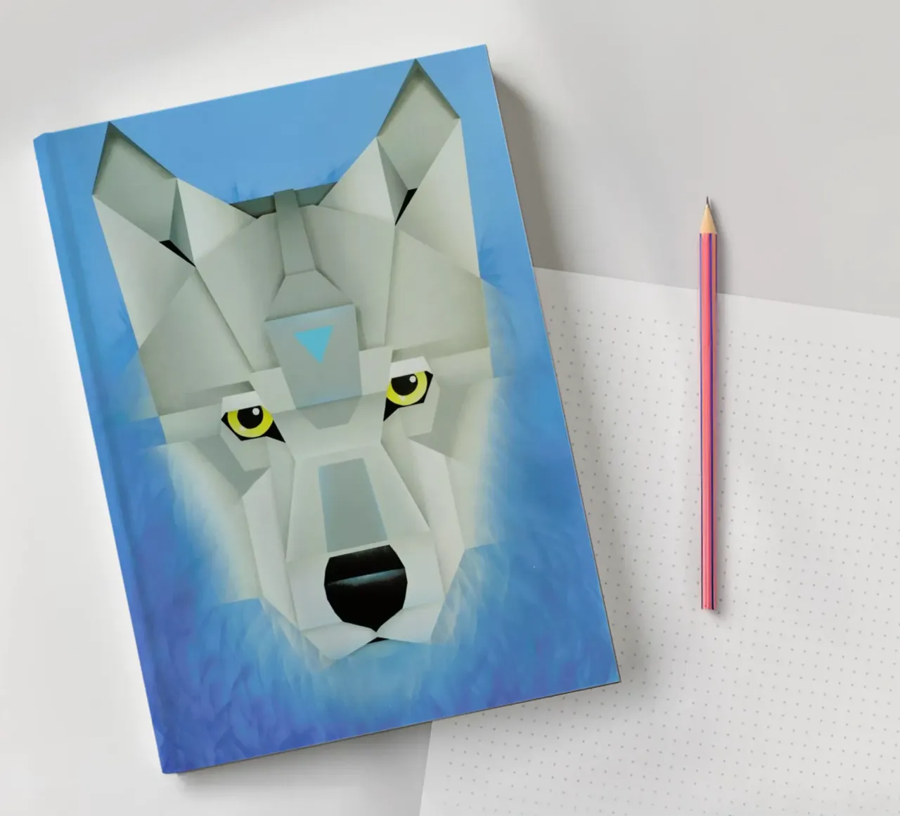 Wolf notebook by Maks.M