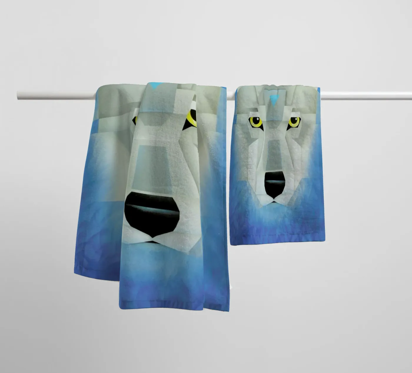 Wolf Handtuch von Maks.M