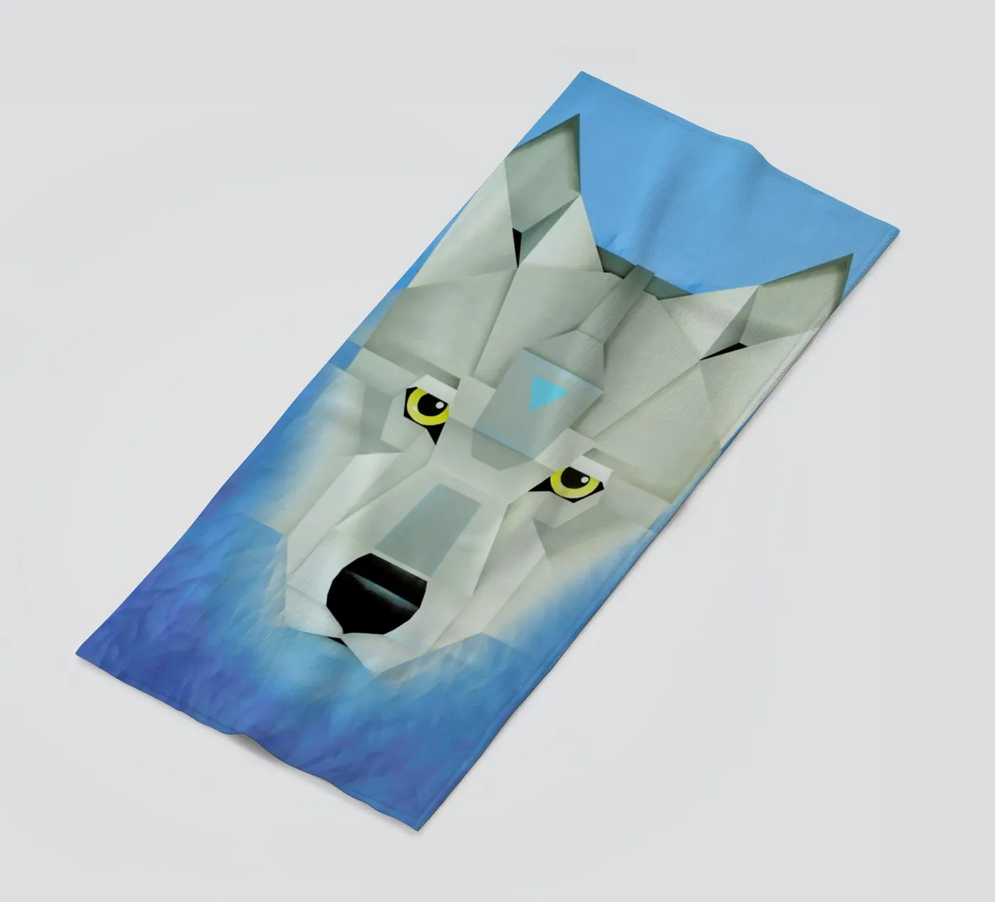 Wolf strandhanddoek van Maks.M