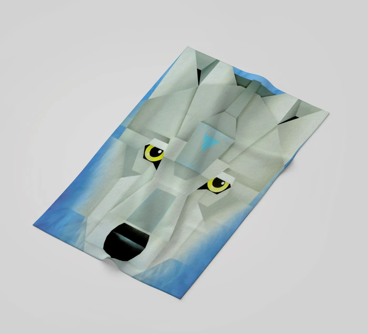 Wolf strandhanddoek van Maks.M