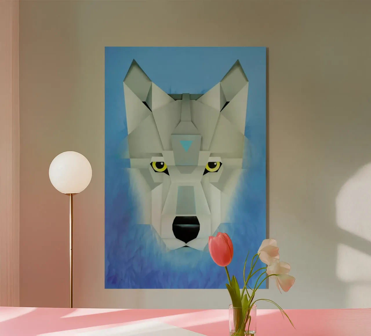 Wolf plexiglas de Maks.M