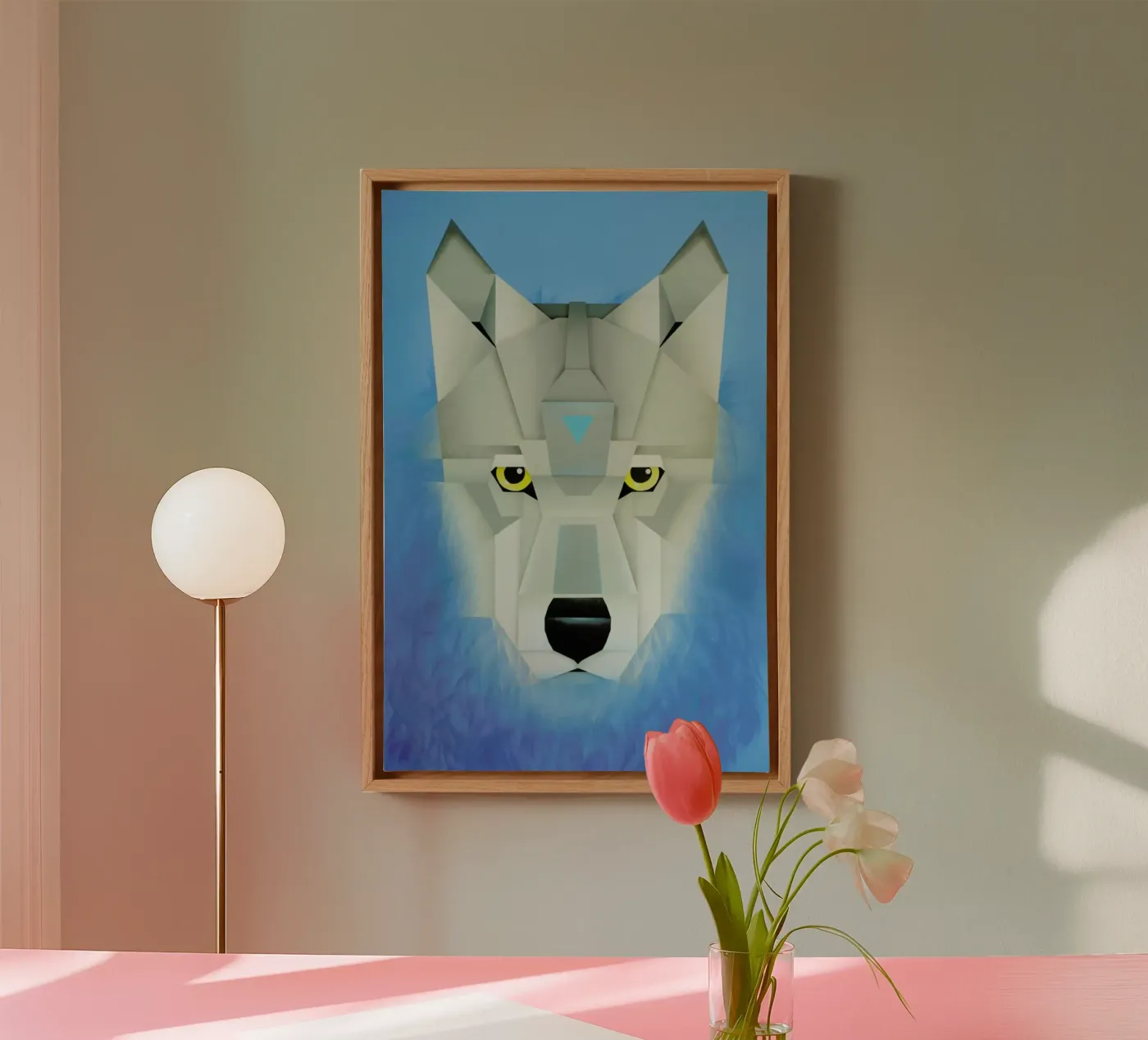 Wolf canvas by Maks.M