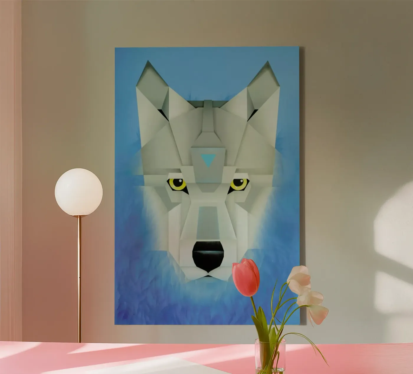 Wolf canvas by Maks.M