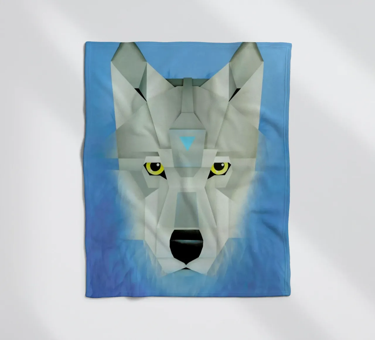 Wolf fleecedeken van Maks.M